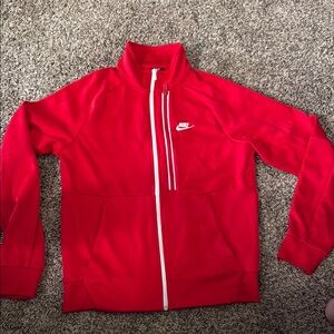 Nike Red Zip-Up Jacket